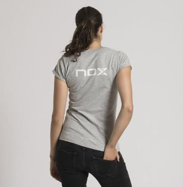 Camiseta Nox Mujer Basic Gris Vigore