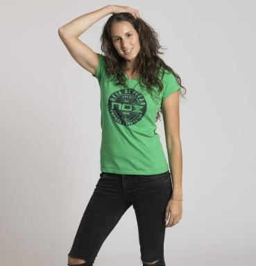 Camiseta Nox Mujer Basic Verde
