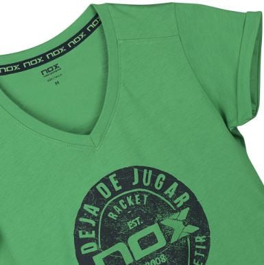 Camiseta Nox Mujer Basic Verde