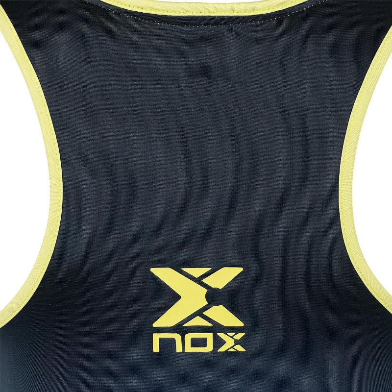 Camiseta Nox Pro Azul Logo Lima Degradado Mujer