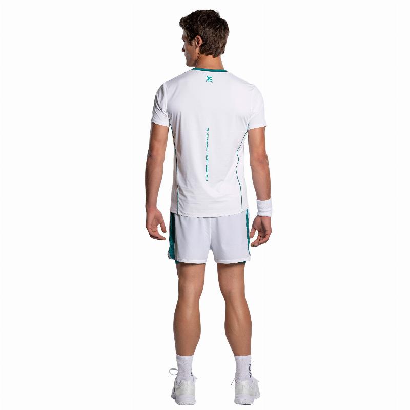 Camiseta Nox Pro Blanco Verde Ivy