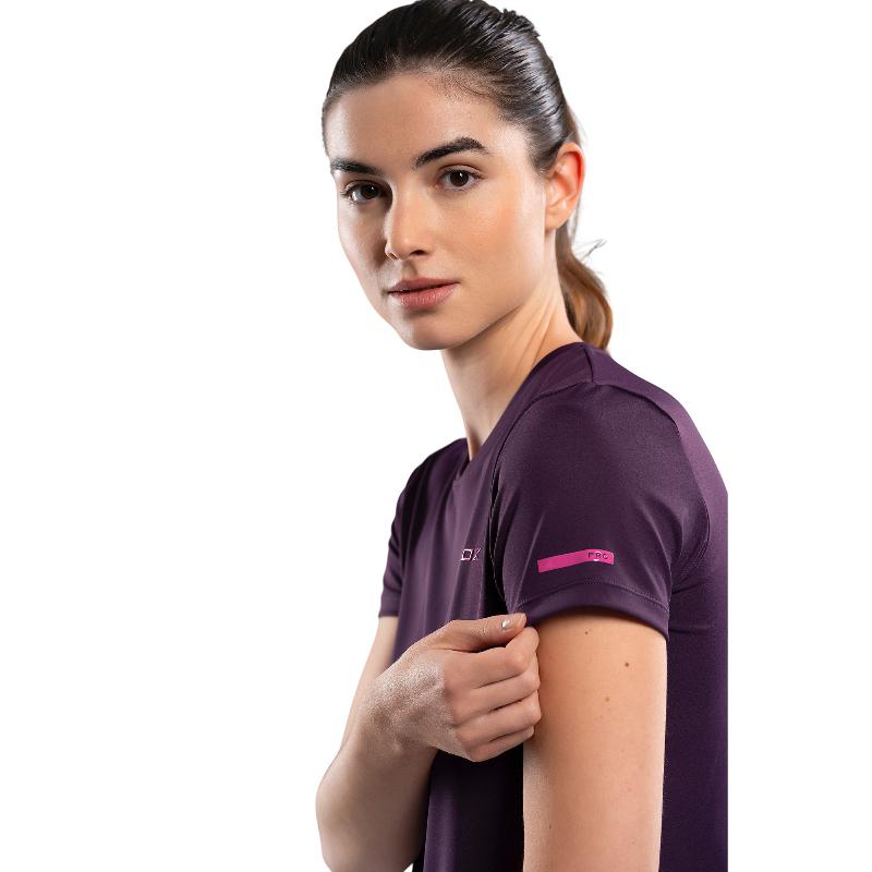 Nox Pro Dunkellila Damen T-Shirt