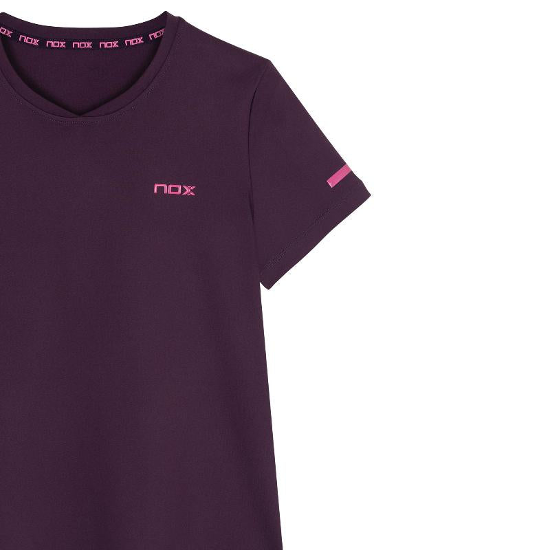 Camiseta Nox Pro Morado Oscuro Mujer