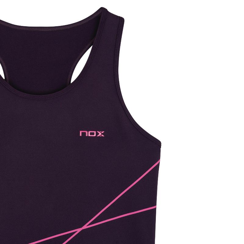 Nox Pro Dunkellila Rosa Damen T-Shirt