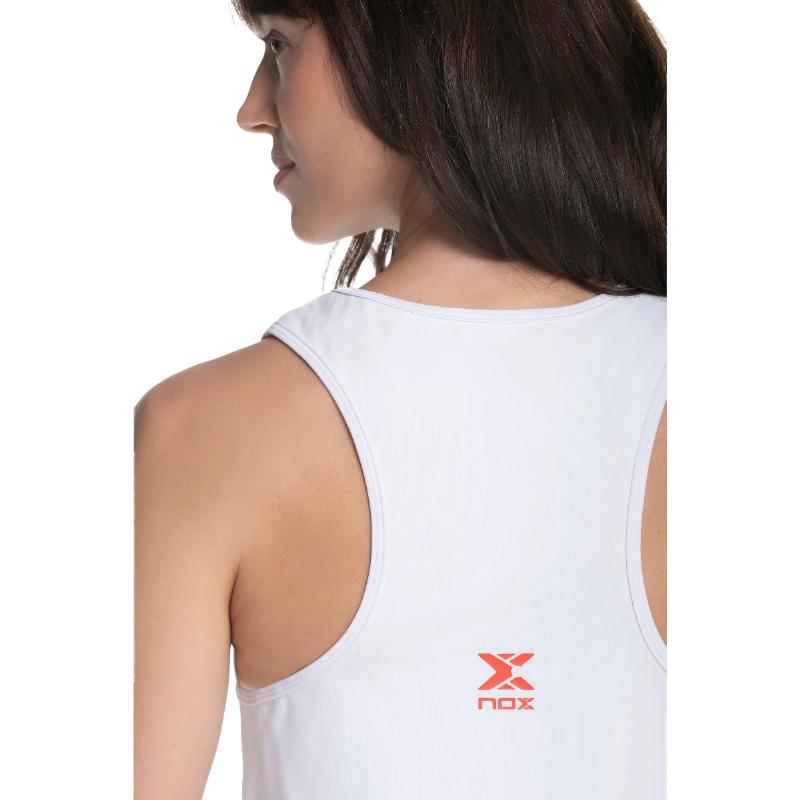 Camiseta Nox Team Blanco Mujer