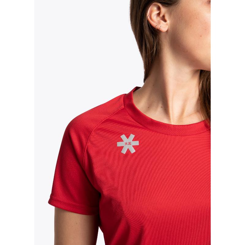 Camiseta Osaka Sleeves Rojo Mujer