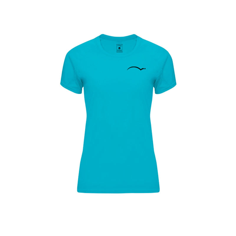 Camiseta PadelPoint Tournament Turquesa Mujer