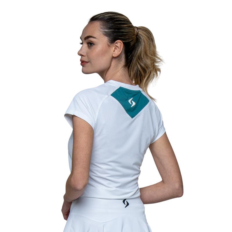 Camiseta Siux Match 26 Blanco Mujer