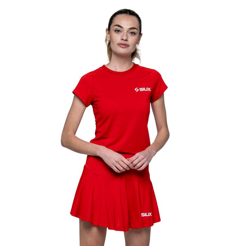 Camiseta Siux Match 26 Rojo Mujer