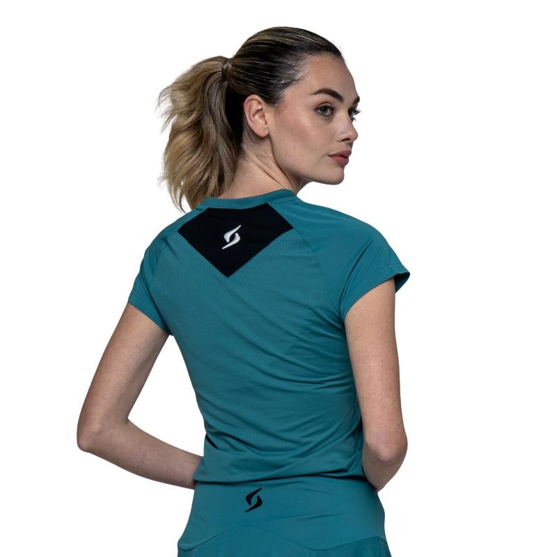 Camiseta Siux Match 26 Verde Mujer