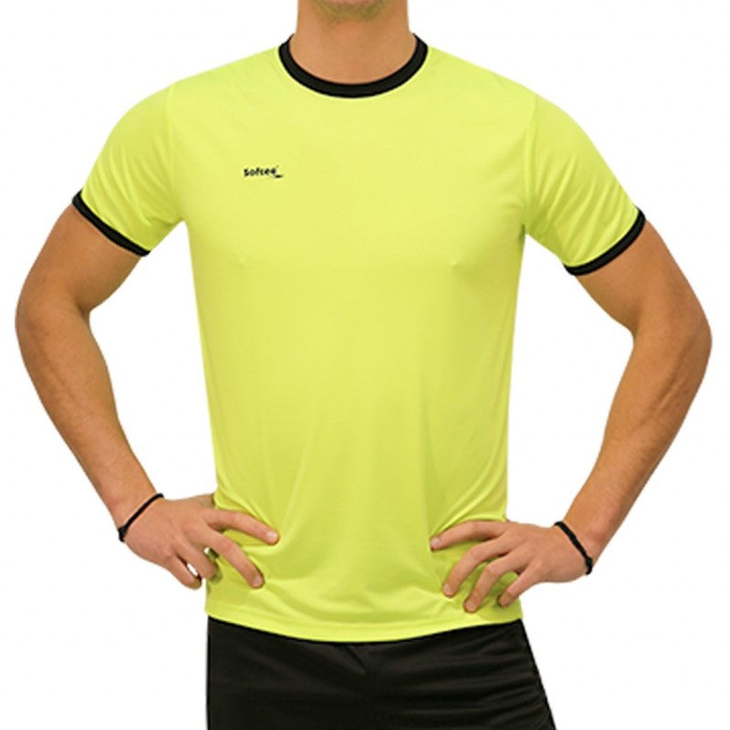 Softe Galaxy Yellow Fluor schwarz t -Shirt