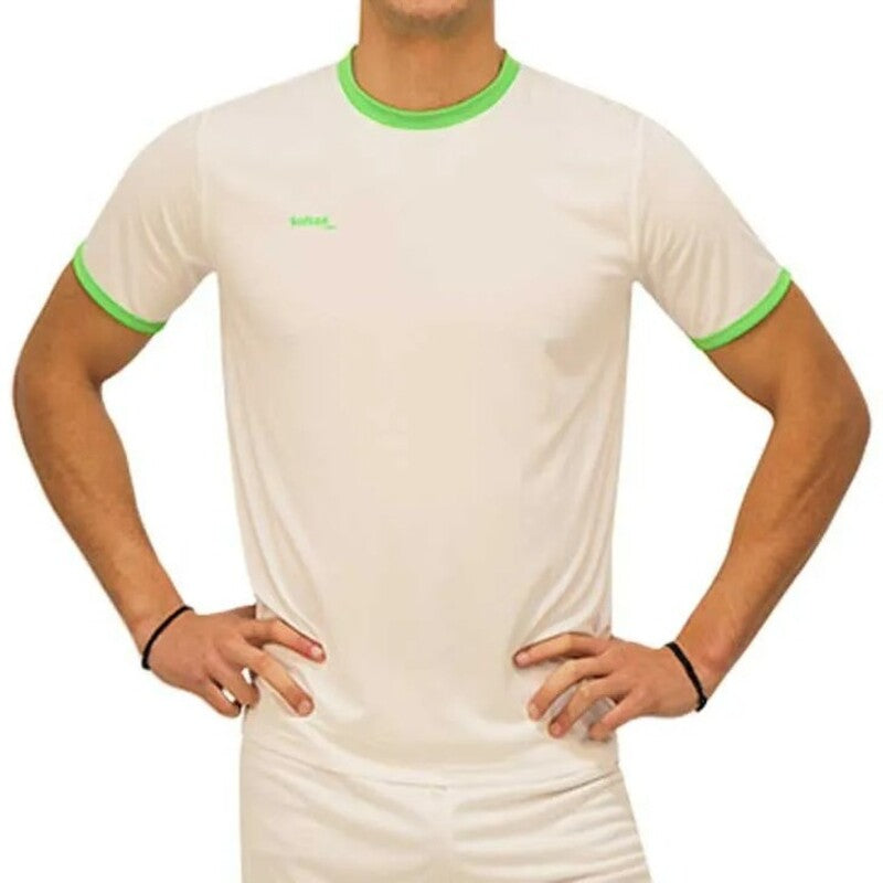 Camiseta Softee Galaxy Blanco Verde Fluor Junior