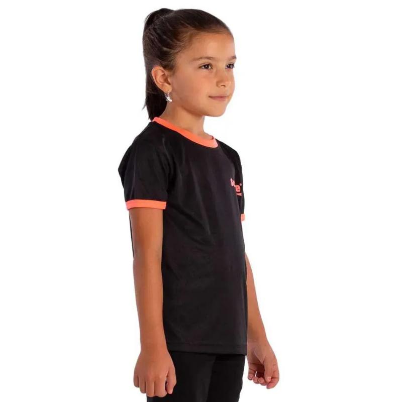 Camiseta Softee Galaxy Negro Coral Fluor Junior