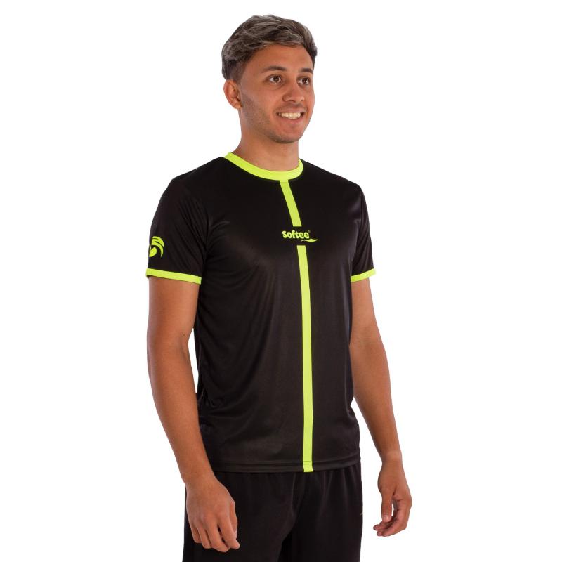 Softee Tipex T-shirt Black Fluor Yellow