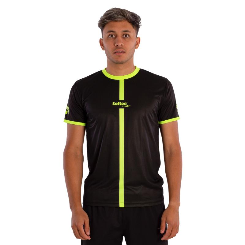 T -Shirt Tipox Black Giallo Fluor