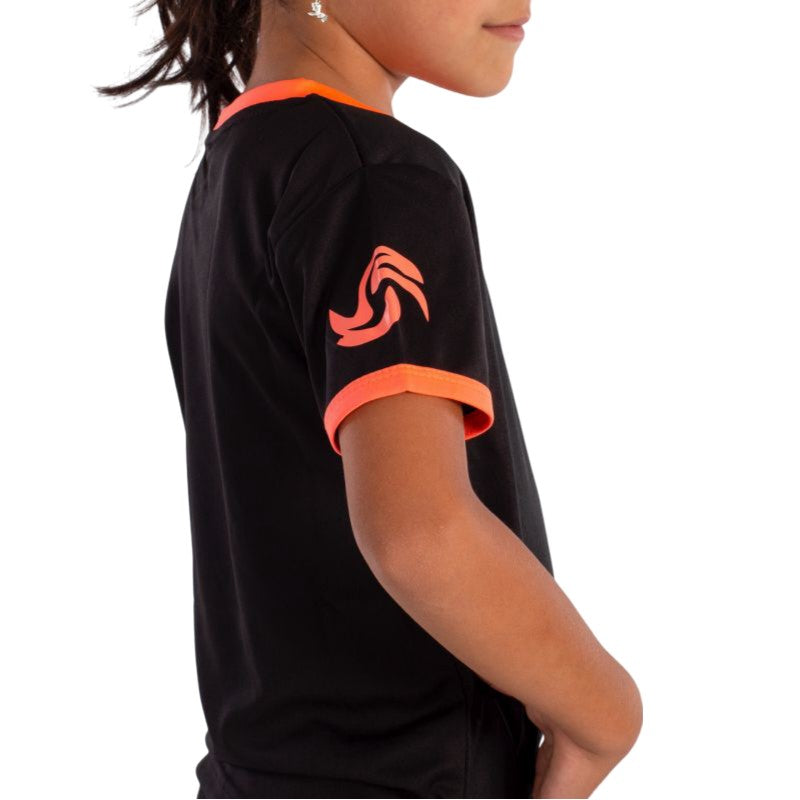 T -shirt Softee Black Coral Fluor Junior