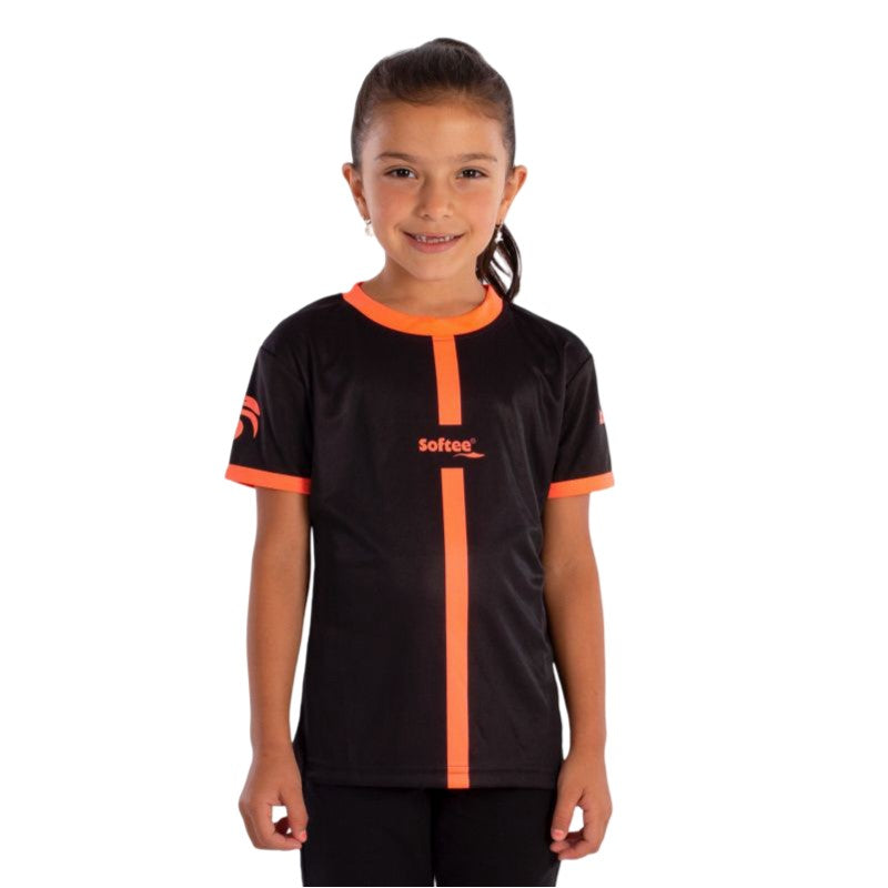 T -shirt Softee Black Coral Fluor Junior