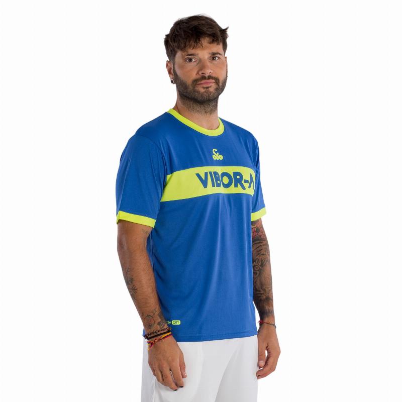 Camiseta Vibora Poison Azul Electrico