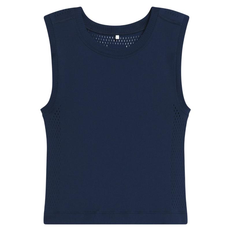 Camiseta Wilson Pro Seamless Azul Marino Mujer