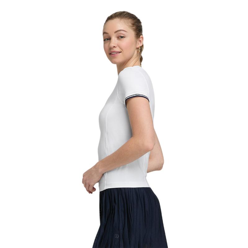 Camiseta Wilson Team Seamless Blanco Mujer