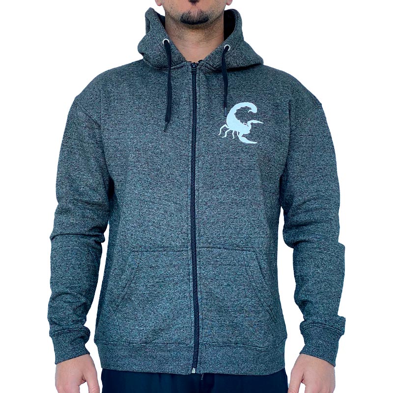 Chaqueta Alacran Team Gris Oscuro Jaspeado