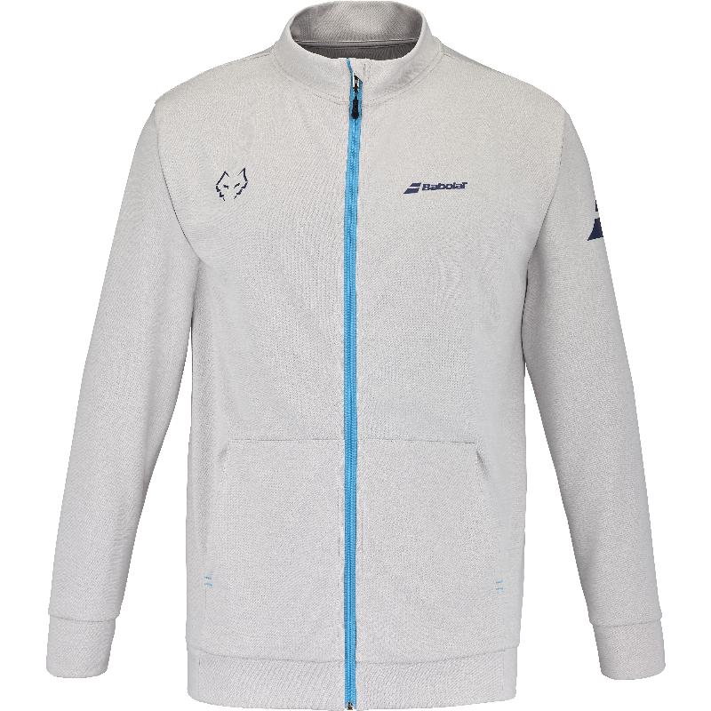 Juan LeBron Grey Babolat Jacket Steam