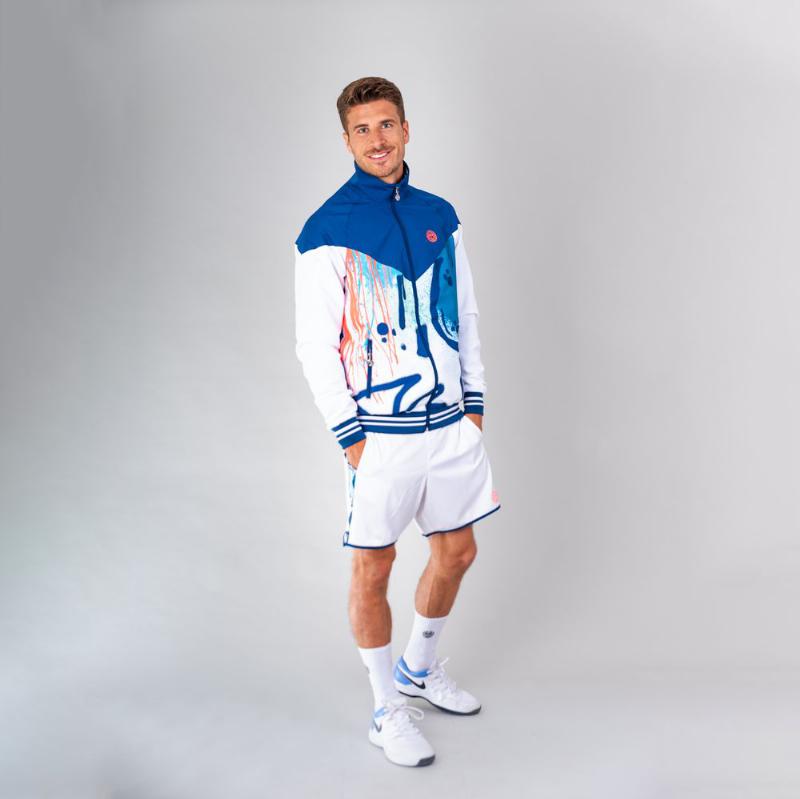 Chaqueta Bidi Badu Hayo Blanco Azul Oscuro