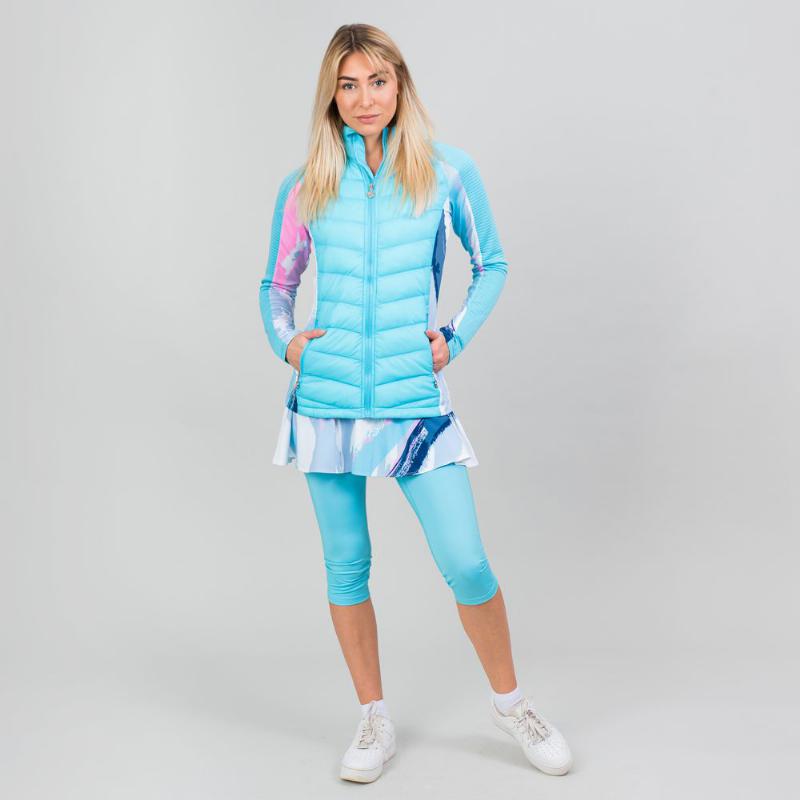 Bidi Badu Dania Down Jacket Aqua White