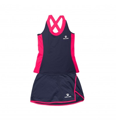 Conjunto Kelme Camiseta y Falda Marino