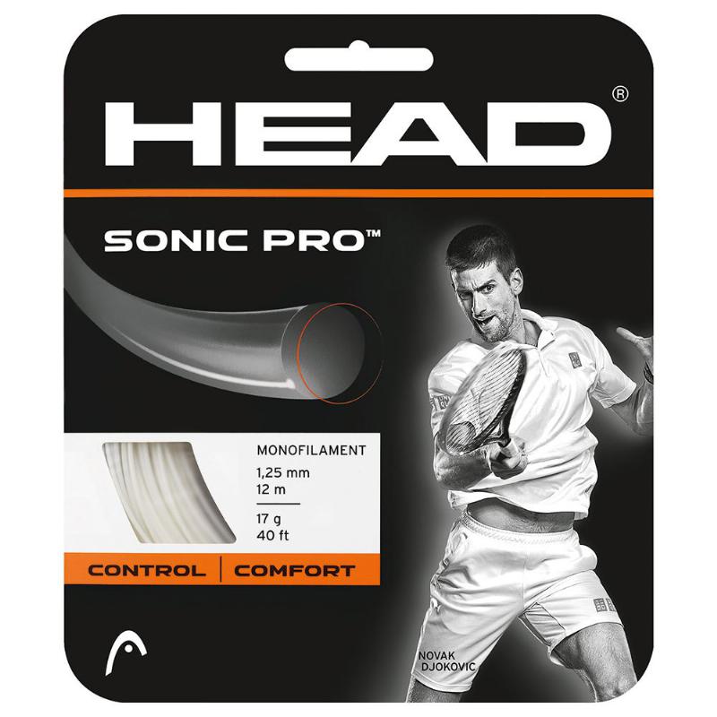 Cordaje 12m Head Sonic Pro 1.25 mm blanc