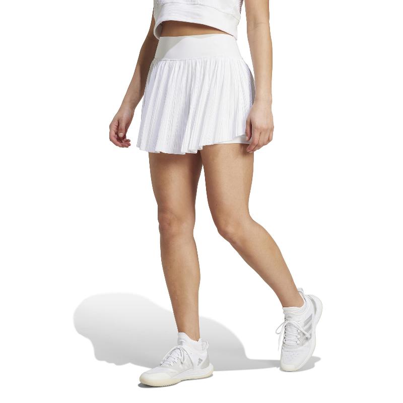 Adidas pleated pro white skirt