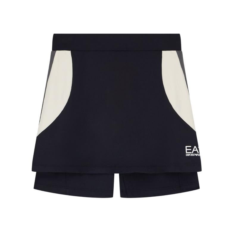 Falda Armani EA7 Ventus 7 Tennis Pro Negro