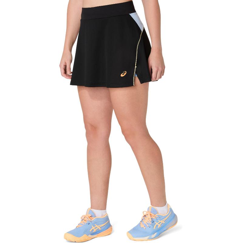 Falda Asics Padel Court Negro Azul Stone