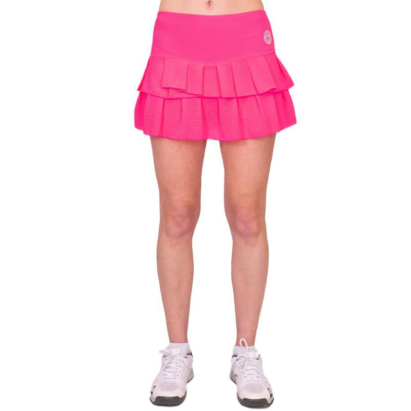 Pink Pleated Bidi Badu Crew Skirt