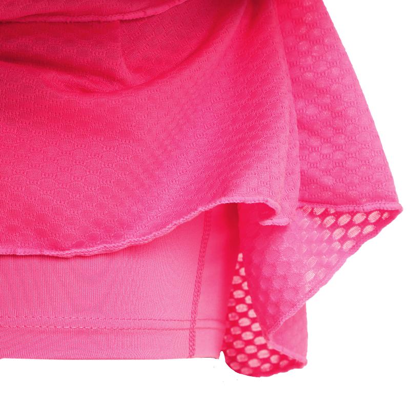 Pink Pleated Bidi Badu Crew Skirt