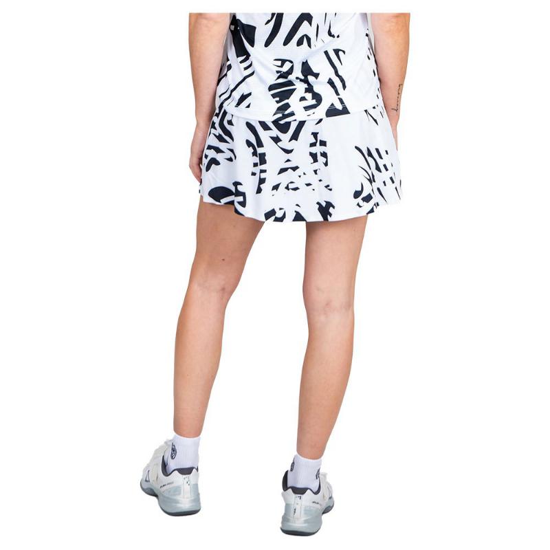 Bidi Badu Melbourne Printed Cut Out Skirt White Black