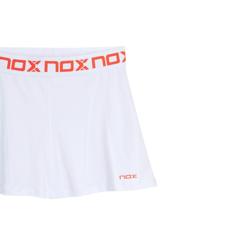 Falda Nox Team Blanco Rojo