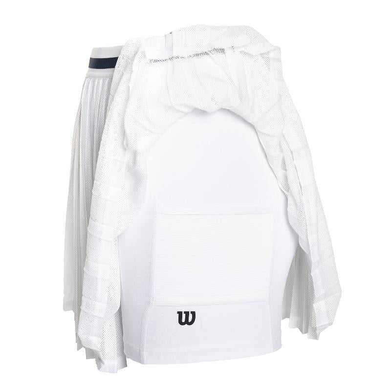 Falda Wilson Team Pleated Blanco