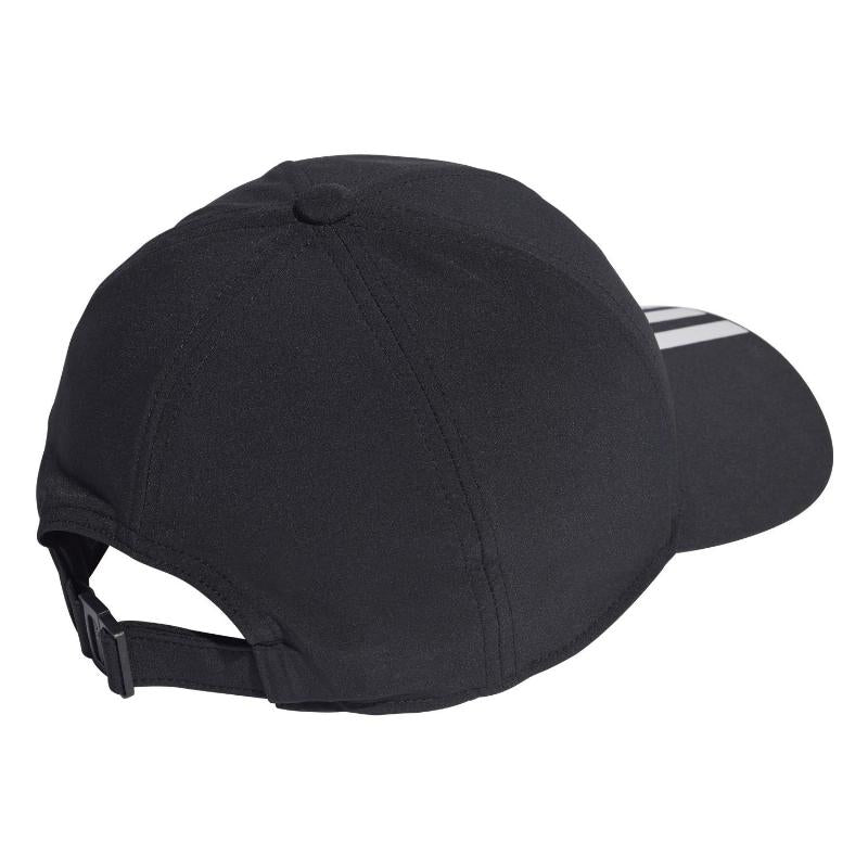 Adidas Aeroready Baseball Cap 3 Stripes Black White