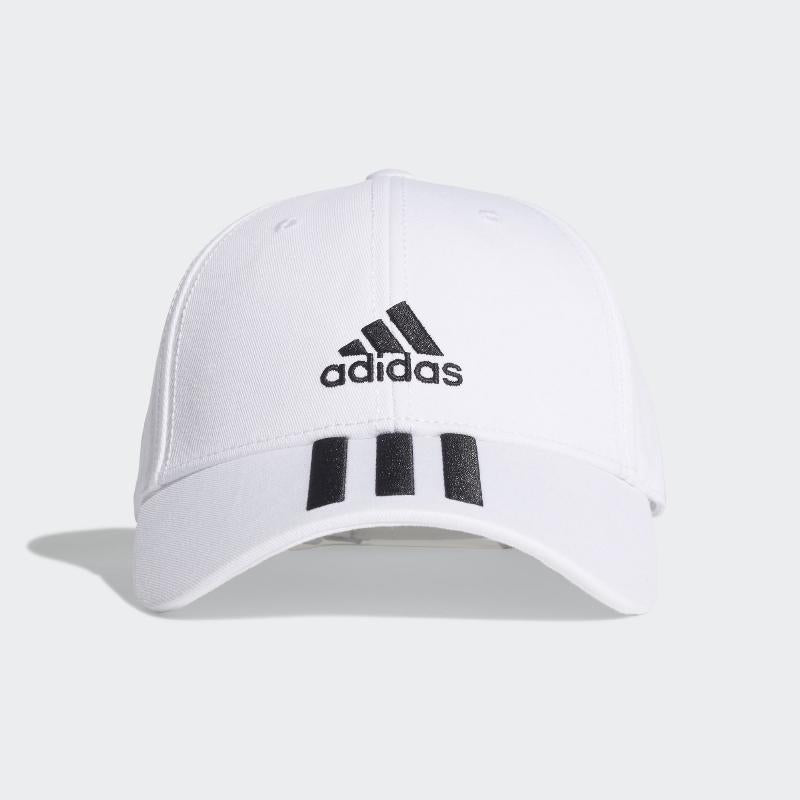 Adidas Baseball 3 Stripes Cap White