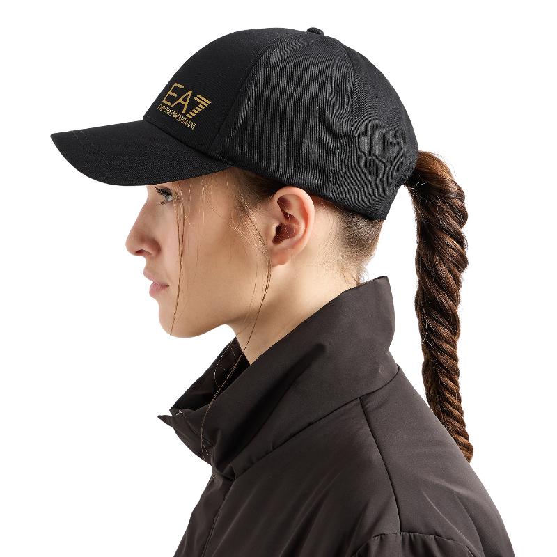 Gorra Armani EA7 Negro Dorado