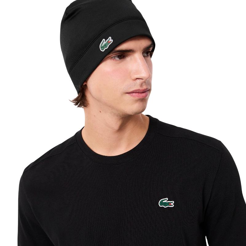 Gorro Lacoste Bonnet Negro