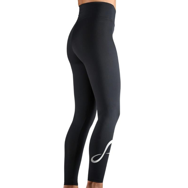 Endless Cross Pocket Tights Schwarz Weiß
