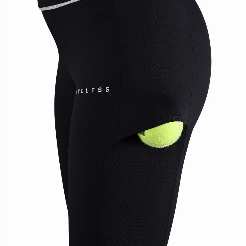 Mallas Endless Vanity Pocket Negro Gris Chine