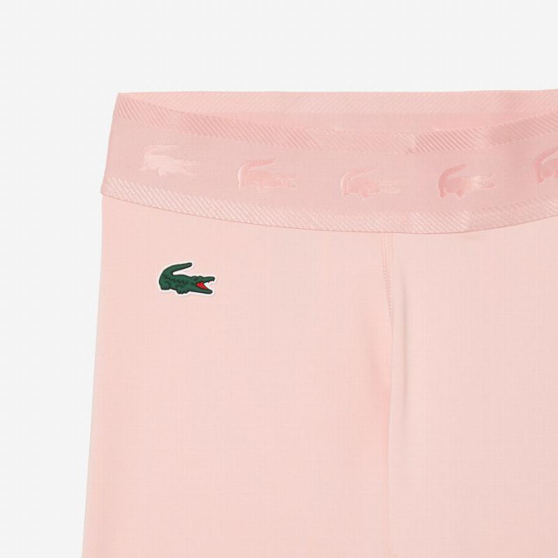 Mallas Lacoste Sport Poliester Reciclado 7/8 Rosa