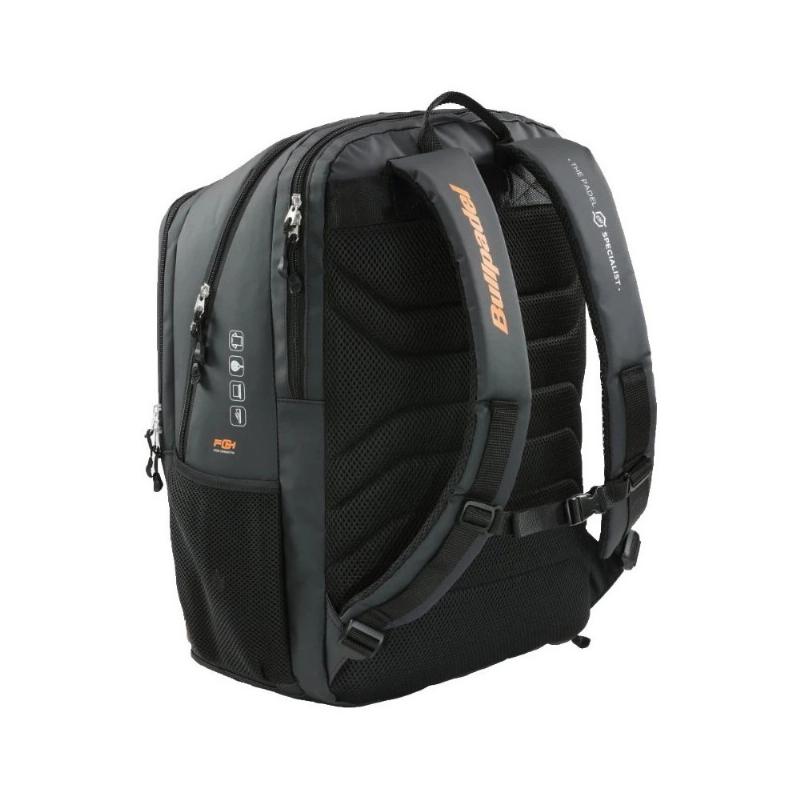 Bullpadel Rucksack Tello Chingotto BPM23007 Black Scheitelpunkt