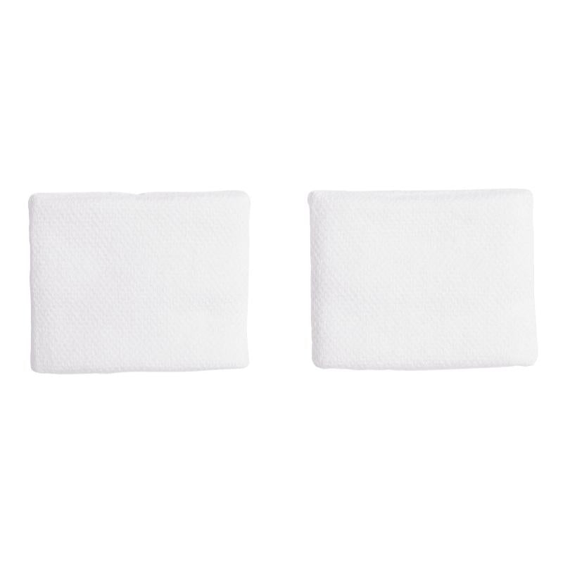 Muñequeras Adidas Blanco Naranja 2 Unidades