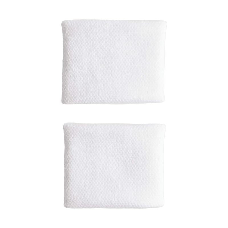 Muñequeras Adidas Blanco Plata 2 Unidades