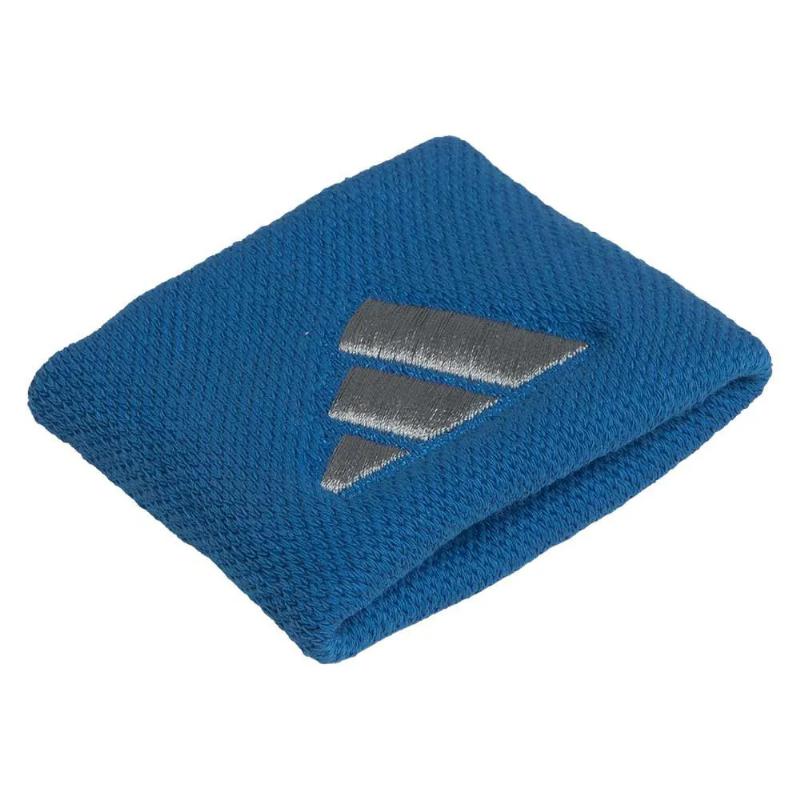 Muñequeras Adidas Cortas Azul Gris 2 Unidades