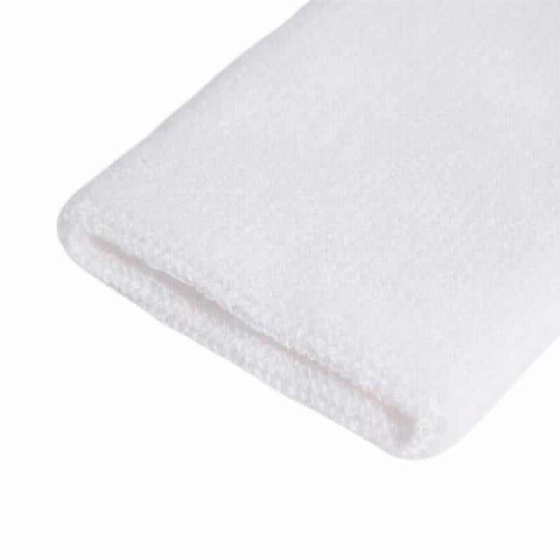 Muñequeras Adidas Original Largas Blanco Verde 2 Unidades